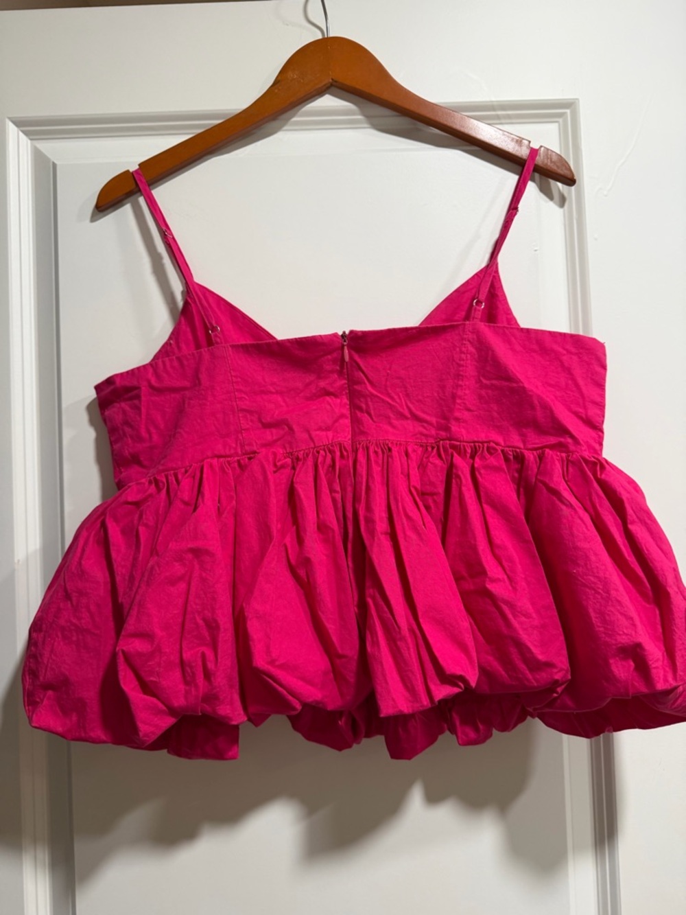 CeCe Hot Pink Spaghetti Strap Dress - Picture 2 of 5
